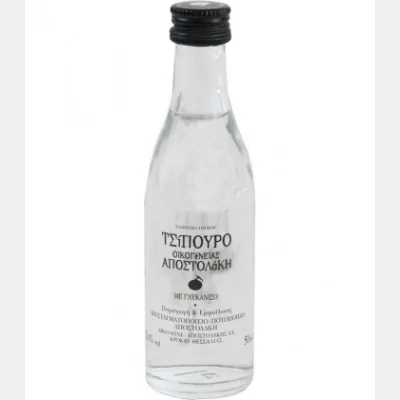 ΑΠΟΣΤΟΛΑΚΗ ΤΣΙΠΟΥΡΟ 42.5%V ΜΕ ΓΛΥΚΑΝΙΣΟ 50ml