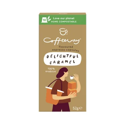 COFFEEWAY flavoured coffee 52g (10 caps) - Delightful Caramel