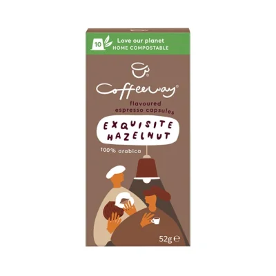 COFFEEWAY flavoured coffee 52g (10 caps) - Exquisite Hazelnut
