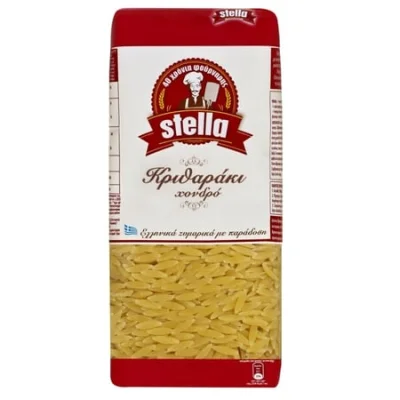 Stella Large Orzo Kritharaki 500g ΣΤΕΛΛΑ Κριθαράκι Χονδρό 500g