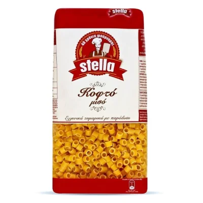 Stella short-cut Makaroni 500g Μακαρονάκι ΜΙΣΟ Κοφτό 500g