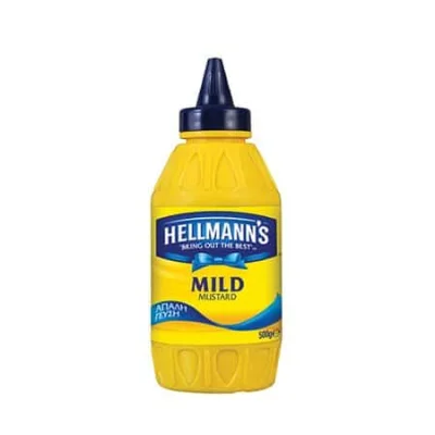 Hellmann’s Mustard Mild 500g Μουστάρδα Απαλή