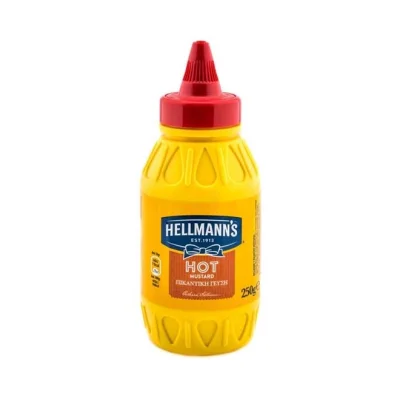 mustard HELMANNS hot 250g