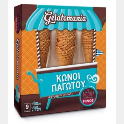 GELATOMANIA ICE CREAM CONES 9T