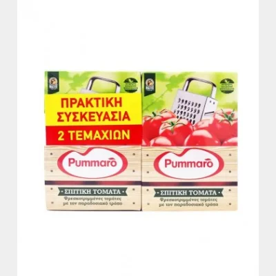 PUMMARO ΣΠΙΤΙΚΗ ΤΟΜΑΤΑ ΑΠΟ ΤΡΙΦΤΗ (2Χ370gr)