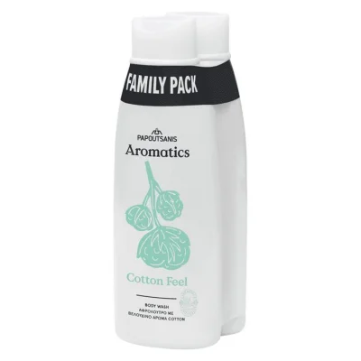 AROMATICS SHOWER GEL FAMILY PACK2x650ml COTTON FEEL