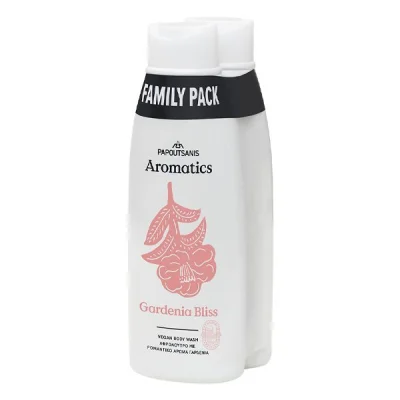 AROMATICS SHOWER GEL FAMILY PACK2x650ml GARDENIA BLISS