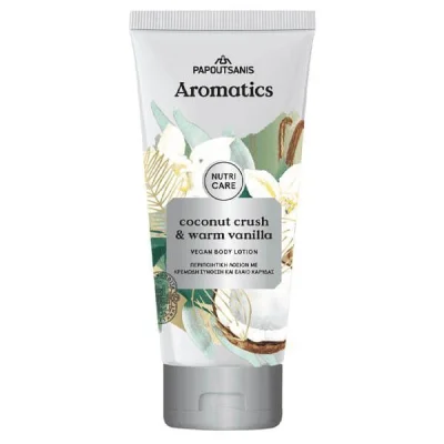 PAPOUTSANIS AROMATICS BODY LOTION 200ml COCONUT CRUSH & WARM VANILLA