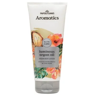 PAPOUTSANIS AROMATICS BODY LOTION 200ml LUMINOUS ARGAN OIL