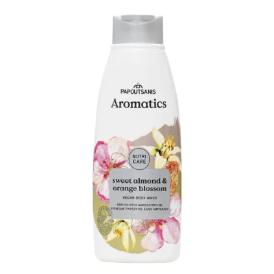 AROMATICS SHOWER GEL ALMOND & ORANGE 600ml