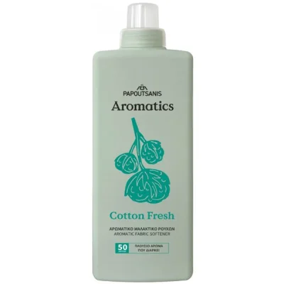 PAPOUTSANIS AROMATICS SOFTENER 1000ml 50w COTTON FRESH