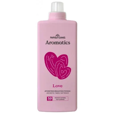 PAPOUTSANIS AROMATICS SOFTENER 1000ml 50w LOVE