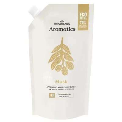 PAPOUTSANIS AROMATICS SOFTENER 900ml 45w REFILL MUSK