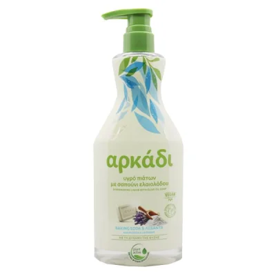 ARKADI LIQUID DISH CLEANER 550ml BAKING SODA & LEVANDER WITH PUMP