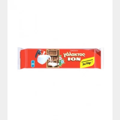 ION MILK CHOCOLATE (70gr)