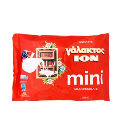 ION Mini Milk Chocolate 350g ΙΟΝ Σοκολατάκια Γάλακτος 350g