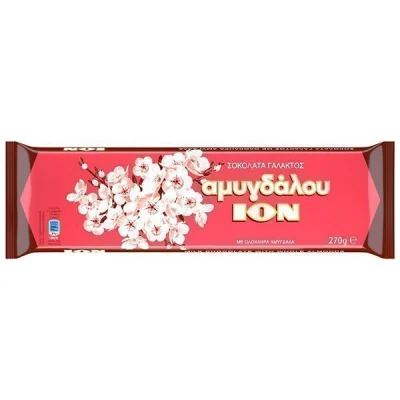 ION MILK ALMOND CHOCOLATE 270gr. No 1216
