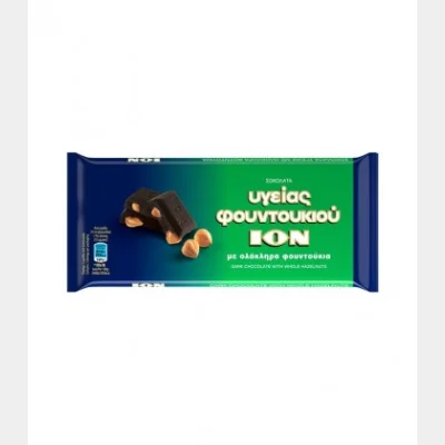 ION DARK CHOCOLATE WITH HAZELNUTS 100gr
