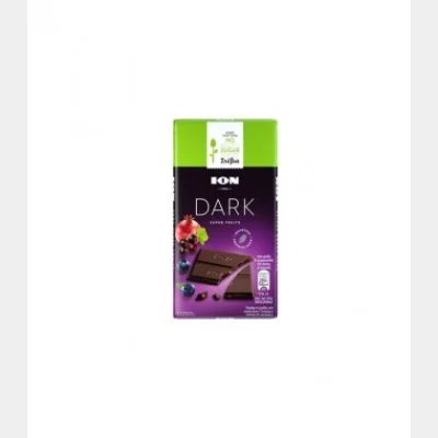 ΙΟΝ ΣΟΚΟΛΑΤΑ ΥΓΕΙΑΣ DARK SUPER FRUITS ΣΤΕΒΙΑ 55gr