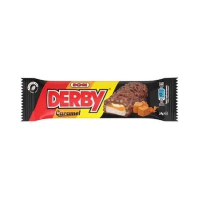 Ion Derby Crisp Rice and Caramel 38g ΙΟΝ Σοκολάτα με Καραμέλα 38g