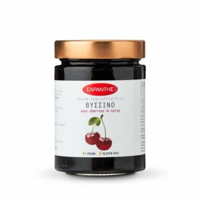 Preserves Sour Cherry 453g Σαραντής Γλυκό κουταλιού Βύσσινο 453g