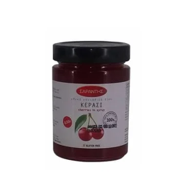 Sarantis Preserves Cherry 453g Σαραντής Γλυκό κουταλιού Κεράσι 453g