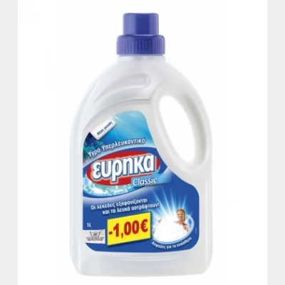 ΕΥΡΗΚΑ ΥΓΡΟ ΥΠΕΡΛΕΥΚΑΝΤΙΚΟ 1lt -1.00€