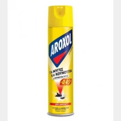 AROXOL ΕΝΤΟΜΟΚΤΟΝΟ SPRAY 300ml -0,45€
