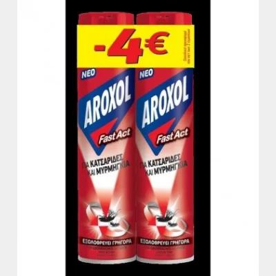 AROXOL SPRAY FAST ACT (2X300ml)