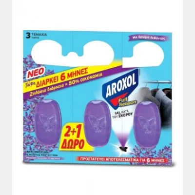 AROXOL F SEASON ΣΚΟΡΟΚΤΟΝΟ GEL 2+1 Χ48ΤΕΜ