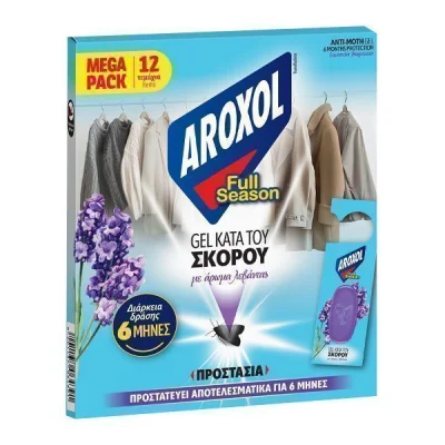 AROXOL SEASON ANTIMOTH GEL 12pcs.