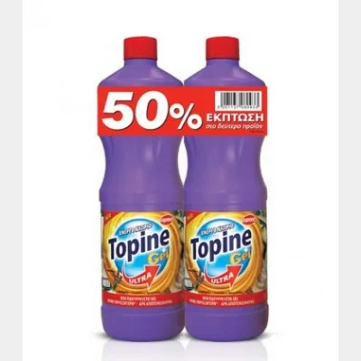 ΕΥΡΗΚΑ TOPINE GEL ΧΛΩΡΙΟ ΛΕΒΑΝΤΑ (2X750ml)