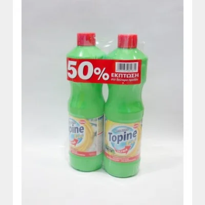 ΕΥΡΗΚΑ TOPINE GEL ΧΛΩΡΙΟ ΕΥΚΑΛ./ΜΕΝΤΑ (2X750ml)