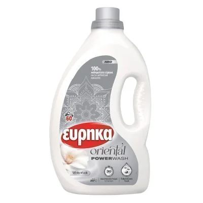 EUREKA ORIENTAL POWERWASH DETERGENT 60w 2,4lit WHITE MUSK