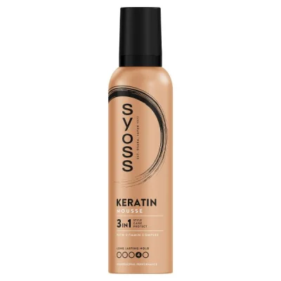 SYOSS MOUSSE 250ml KERATIN GOLD