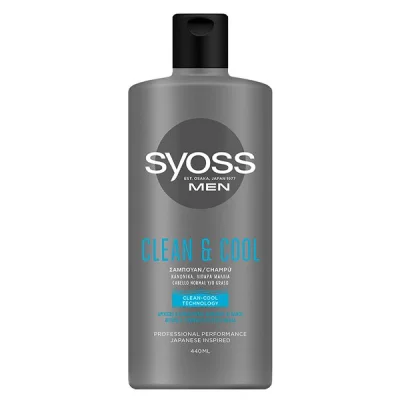 SYOSS SHAMPOO 440ml MEN CLEAN & COOL