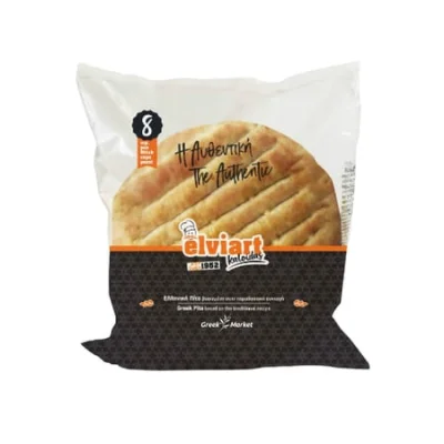 Elviart Authentic Greek Pita Bread 820g η Αυθεντική Πίτα 820g