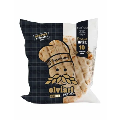 Elviart Premium Pita Bread 850g Πίτα για Σουβλάκι και Γύρο 850g