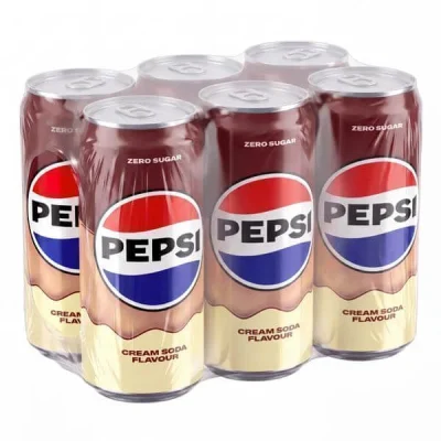 PEPSI 6x330ml CREAM SODA ZERO SUGAR