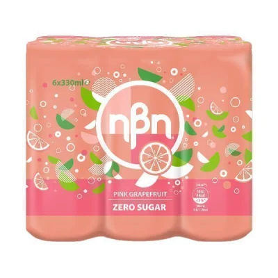 IVI PINK GRAPEFRUIT SUGAR FREE 6x330ml