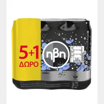 ΗΒΗ ΣΟΔΑ ΚΟΥΤΙ 330ml 5+1