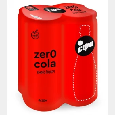 ΕΨΑ COLA ZERO ΚΟΥΤΙ 330ml 4pack