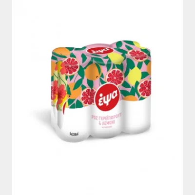 ΕΨΑ PINK GRAPEFRUIT&LEMON ΚΟΥΤΙ 330ml