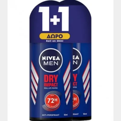 NIVEA DEO ROLL-ON ΑΝΔΡ.DRY IMPACT 50ml