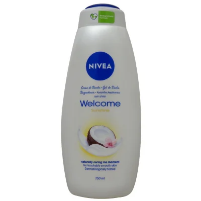 Nivea shower gel 750 ml. Creme welcome sunshine.