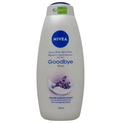 Nivea shower gel 750 ml. Creme goodbye stress.
