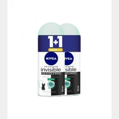 NIVEA DEO ROLL-ON ΓΥΝ.INV.BLACK&WHITE ACTIVE 50ml
