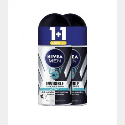 NIVEA DEO ROLL-ON ΑΝΔΡ.BLACK&WHITE INV.ACTIVE 50ml
