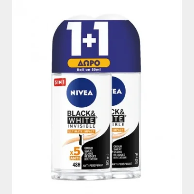 NIVEA DEO ROLL-ON WOMEN. BLACK&WHITE INV.50ml