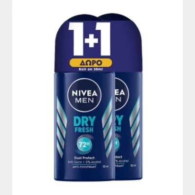 NIVEA DEO ROLL-ON ΑΝΔΡ.DRY FRESH 50ml